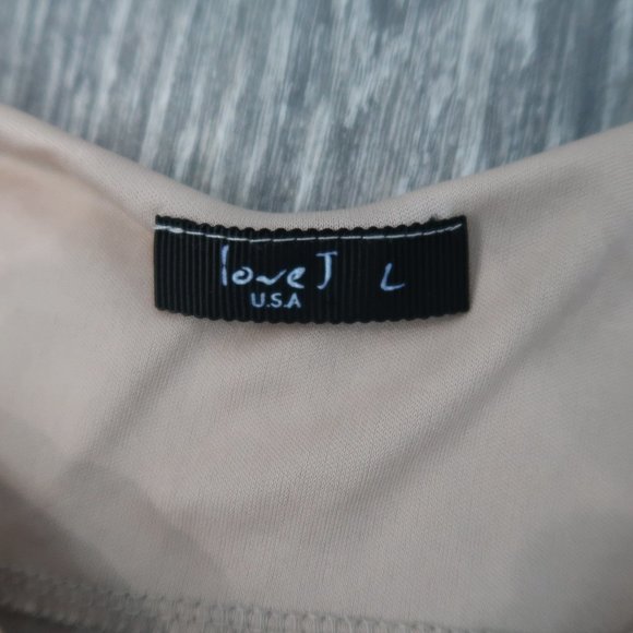 Love J Mini Dress Womens Crushed Velvet Champaign Sleeveless Spaghetti Straps L - Picture 11 of 15